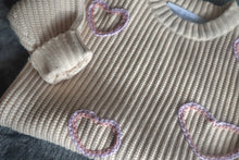 Load image into Gallery viewer, &quot;I Heart You&quot; Embroidered Knitted Jumper