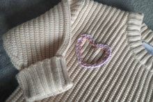 Load image into Gallery viewer, &quot;I Heart You&quot; Embroidered Knitted Jumper