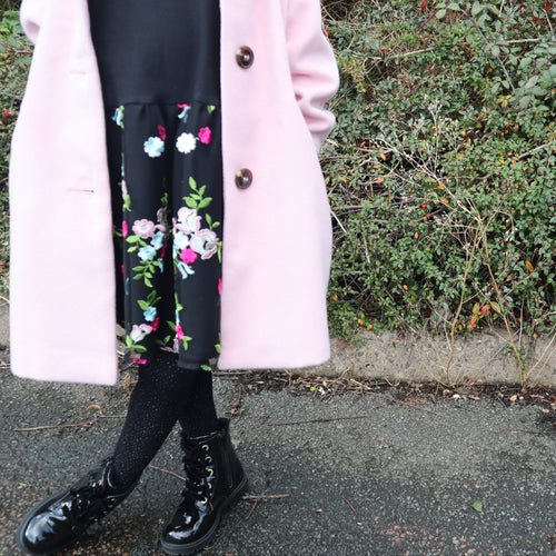 Winter Blooms Floral Dress