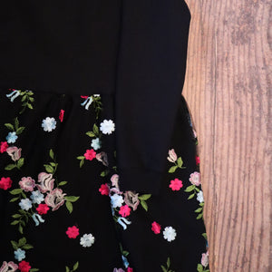 Winter Blooms Floral Dress